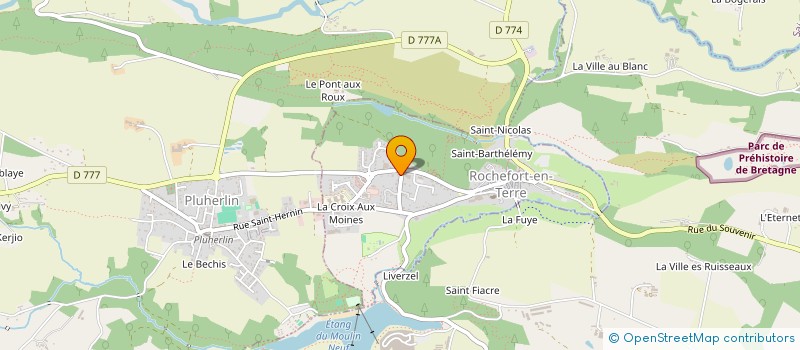 localisation de l'entreprise SOC ABGRALL QUEMARD AGF  ROCHEFORT-EN-TERRE