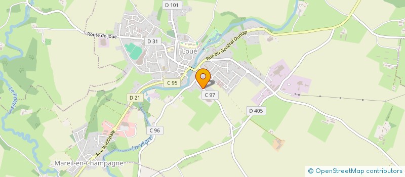 localisation de l'entreprise SOC ACCOUVAGE DES FERMIERS DE LOUE à LOUE