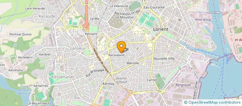 localisation de l'entreprise SOC ACHAT VENTE EXPL COM CONST RENOV BAT à LORIENT