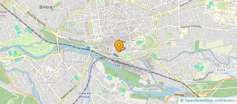 localisation de l'entreprise SOC ACHATS ET TRANSACTIONS IMMOBILIERES à PAU