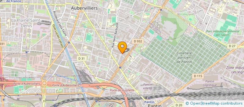 localisation de l'entreprise SOC ACHATS VENTES EXPORTATIONS à AUBERVILLIERS