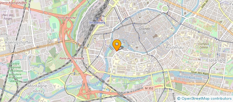 localisation de l'entreprise SOC ADBA  STRASBOURG