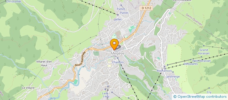 localisation de l'entreprise SOC ADGEMO à MEGEVE