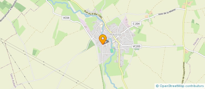 localisation de l'entreprise SOC ADHM  HAUSSY