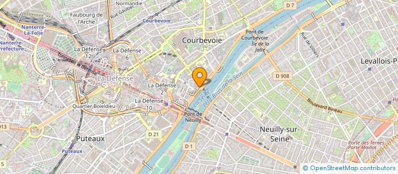 localisation de l'entreprise SOC AERONAUTICAL INVESTISSEMENTS LTD à COURBEVOIE