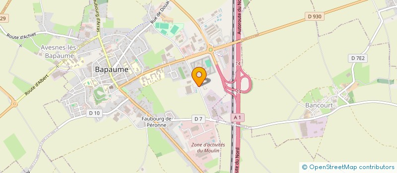 localisation de l'entreprise SOC AFFRETEMENT ET TRANS ROUTIERS ARTOIS à BAPAUME