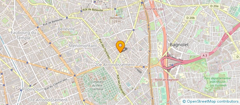 localisation de l'entreprise SOC AFLO  PARIS