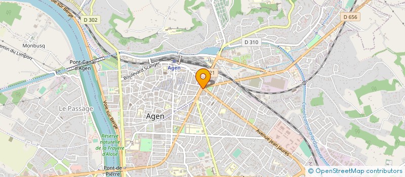 localisation de l'entreprise SOC AGENAISE PRESSING à AGEN