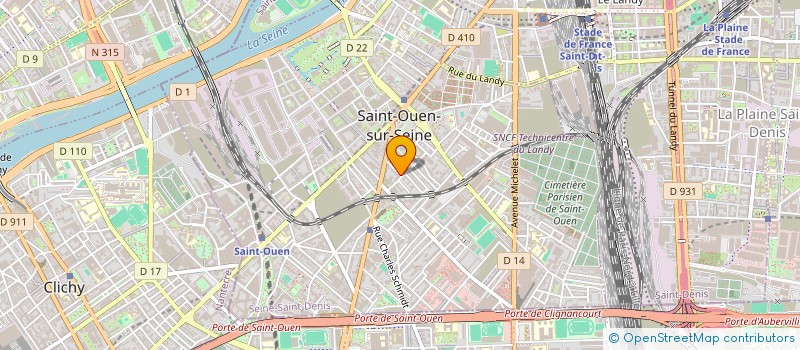 localisation de l'entreprise SOC AGENCEMENT ET RENOVATION APPARTEMENT à SAINT-OUEN-SUR-SEINE