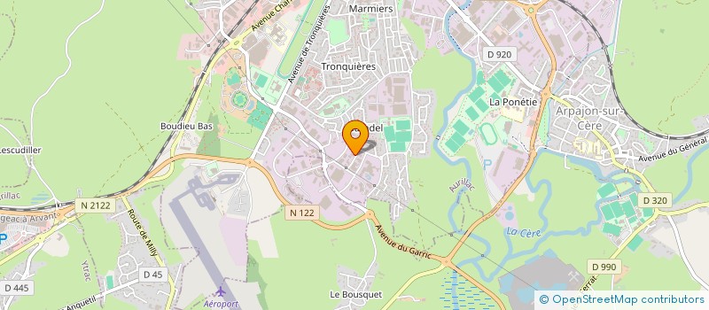 localisation de l'entreprise SOC AGOGUE REDOULES à AURILLAC