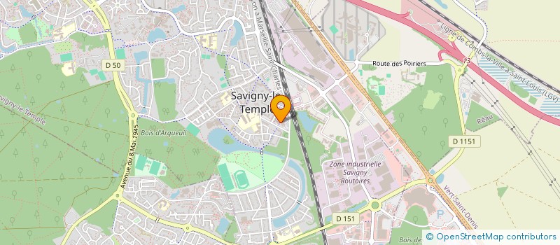 localisation de l'entreprise SOC AGOUNI POUR COMMERCIAL ECRIT à SAVIGNY-LE-TEMPLE