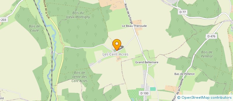 localisation de l'entreprise SOC AGRC EXPLOIT DOMAINE CENTS ACRES  LES CENT-ACRES