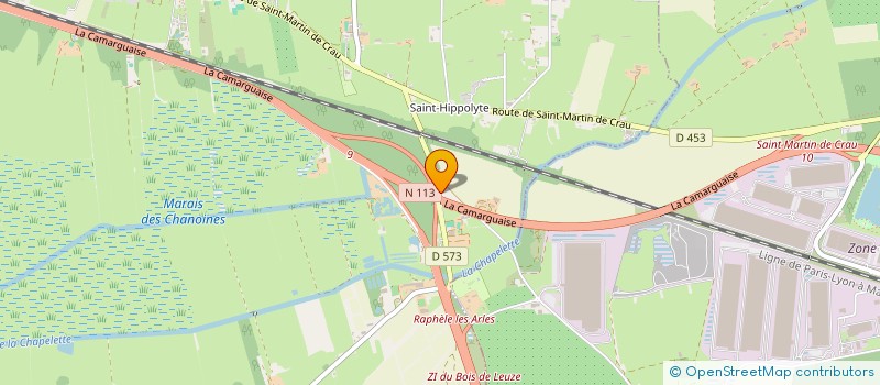 localisation de l'entreprise SOC AGRICOLE DU MAS DE L ERMITE  ARLES