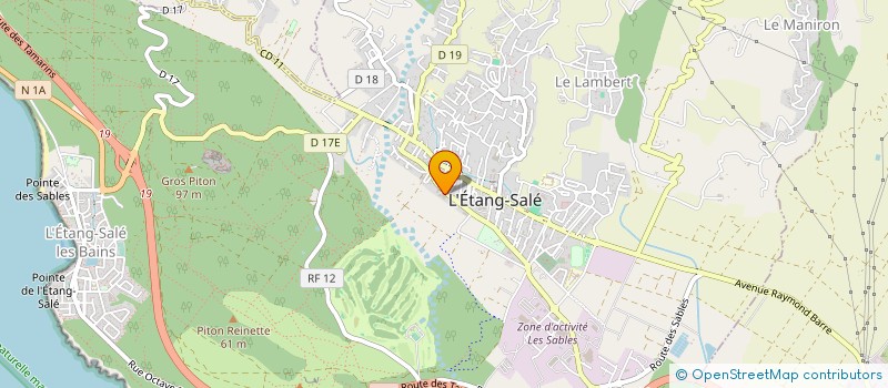 localisation de l'entreprise SOC AGRICOLE QUINCAILLERIE TSANG à L'ETANG-SALE