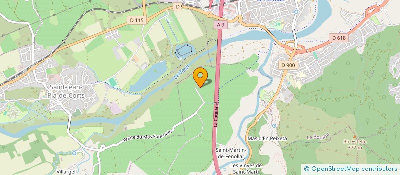 localisation de l'entreprise SOC AGRO SYLVO-PASTORALE PYRENEENNE  MAUREILLAS-LAS-ILLAS