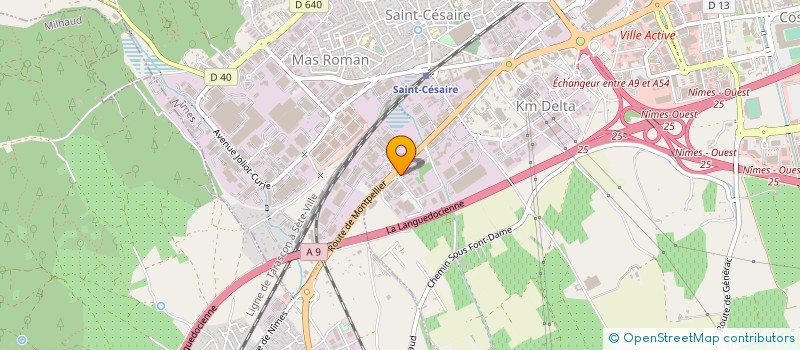 localisation de l'entreprise SOC AGROALIMENTAIRE INTERNATIONALE DISTR  NIMES