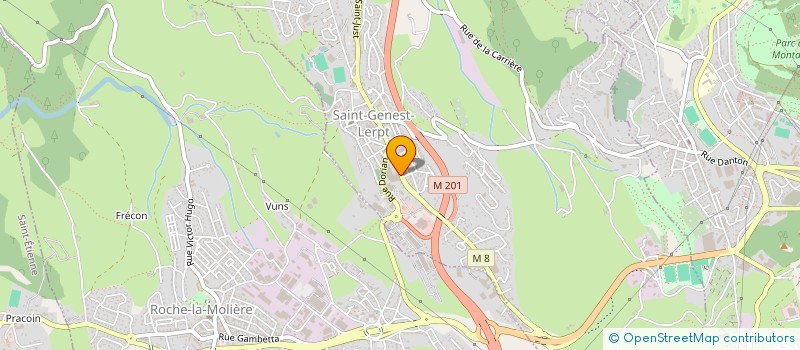 localisation de l'entreprise SOC ALAIN CONSORTI à SAINT-GENEST-LERPT