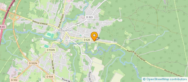 localisation de l'entreprise SOC ALAIN LABAT  ROQUEFORT