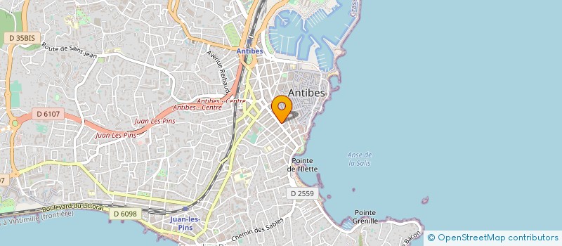 localisation de l'entreprise SOC ALBERT 1ER IMMOBILIER à ANTIBES