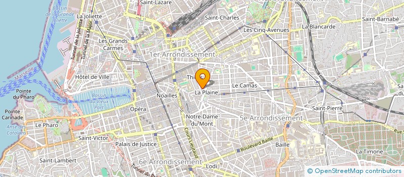 localisation de l'entreprise SOC ALBERT BAUBET FILS  MARSEILLE