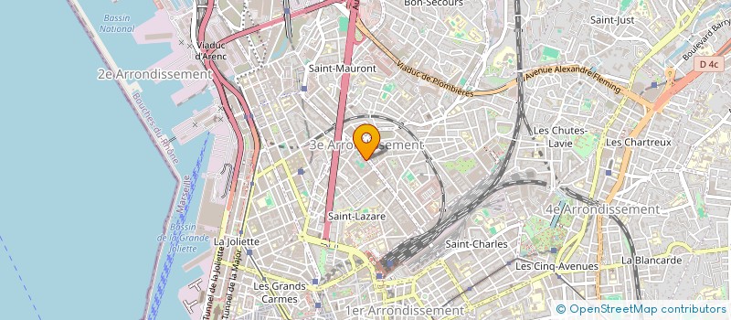 localisation de l'entreprise SOC ALIMENT DISTRI MARSEILLAISE à MARSEILLE