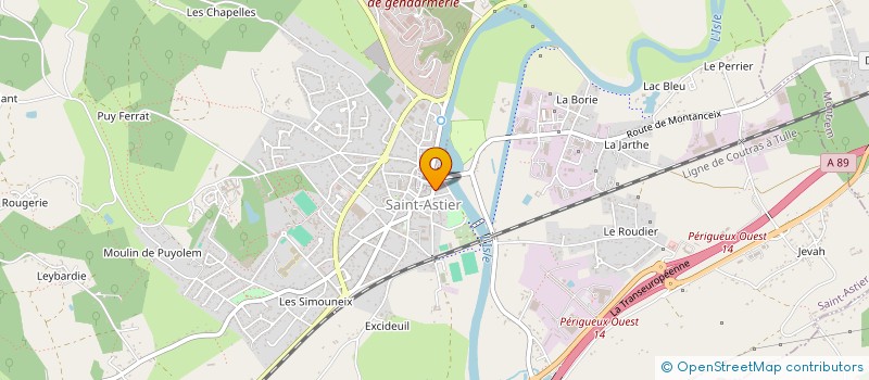 localisation de l'entreprise SOC ALIMENTAIRE DE DISTRIBUTION à SAINT-ASTIER