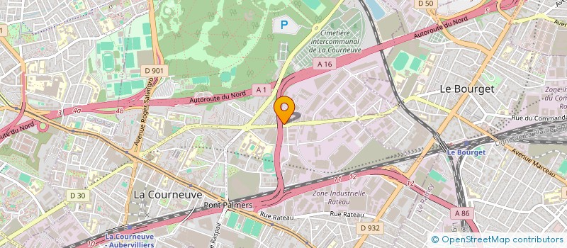 localisation de l'entreprise SOC ALLIAGES LEGERS FONDUS à LA COURNEUVE