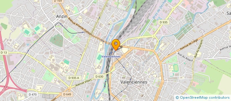 localisation de l'entreprise SOC ALMAS  VALENCIENNES