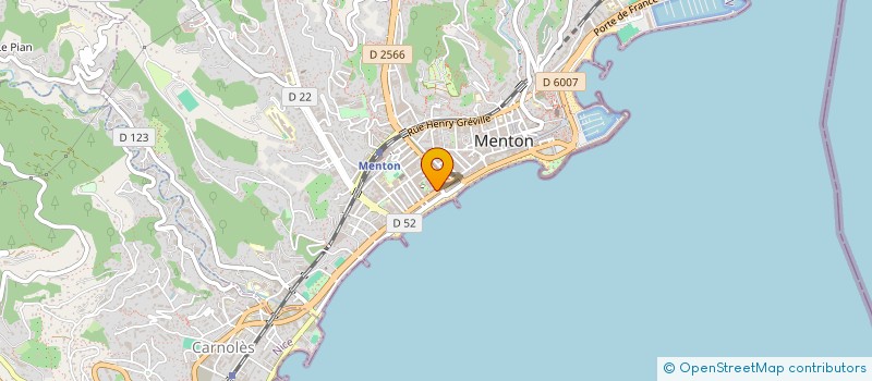 localisation de l'entreprise SOC ALPINE IMMOBILIERE DE CONSTRUCTION à MENTON