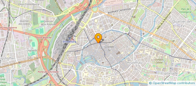 localisation de l'entreprise SOC ALSAC ANIMATION ET DE DISTRIBUTION à STRASBOURG
