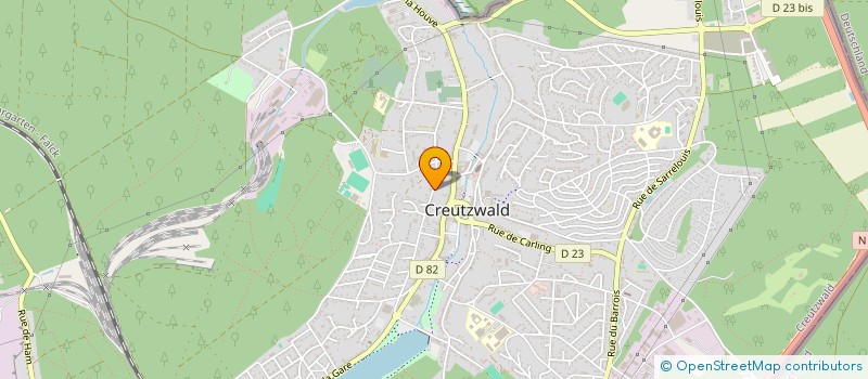 localisation de l'entreprise SOC ALSAC LORRAINE COMMISSARIAT COMPTES  CREUTZWALD