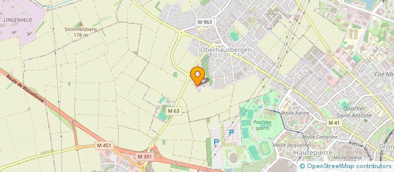 localisation de l'entreprise SOC ALSAC TRAIT RESID INDUS MENAG à OBERHAUSBERGEN