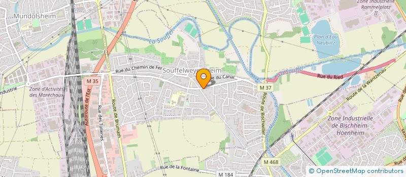 localisation de l'entreprise SOC ALSAC VENTIL ELECTR GENER CHAUFFAGE à SOUFFELWEYERSHEIM