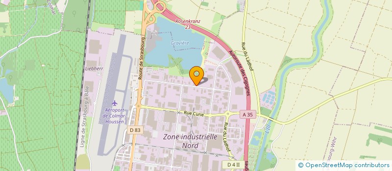 localisation de l'entreprise SOC ALSACIENNE DE MECANIQUE GEN à COLMAR