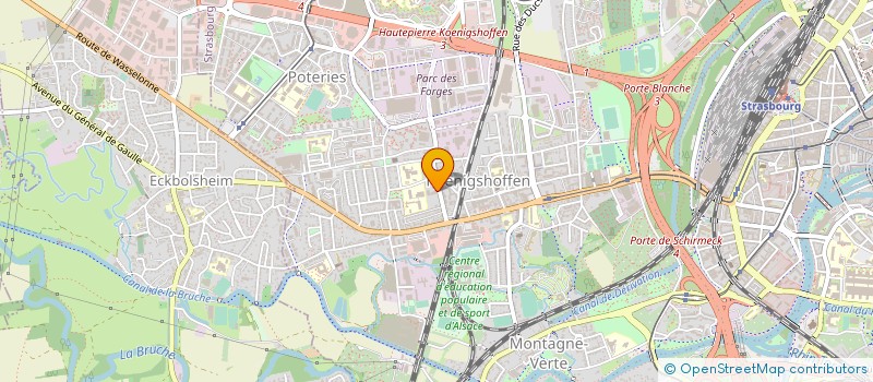 localisation de l'entreprise SOC ALSACIENNE DE PARATONNERRES à STRASBOURG
