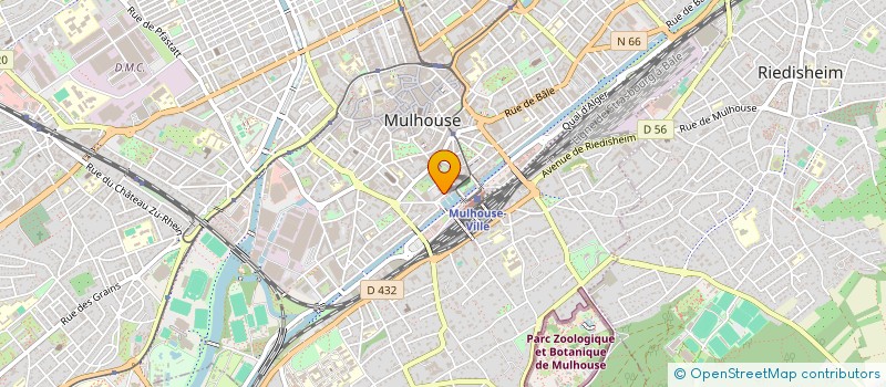 localisation de l'entreprise SOC ALSACIENNE ETUDES COMPTABLES GESTION à MULHOUSE
