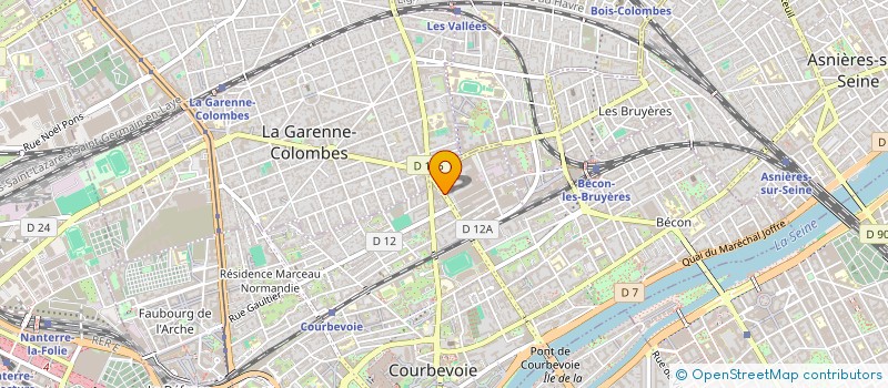 localisation de l'entreprise SOC ALSACIENNE MAISONS INDIVIDUELLES à COURBEVOIE