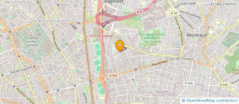 localisation de l'entreprise SOC ALU à BAGNOLET