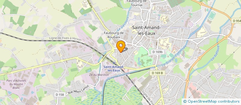 localisation de l'entreprise SOC AMANDINOIS TRAV INDUS NORD à SAINT-AMAND-LES-EAUX