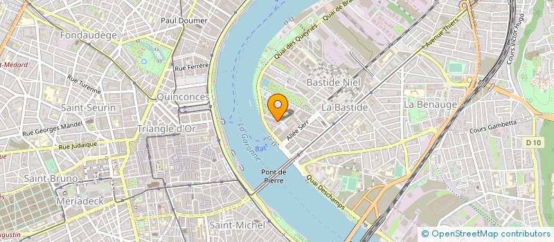 localisation de l'entreprise SOC AMANDINOISE DE DECOUPE & POINCONNAGE à BORDEAUX