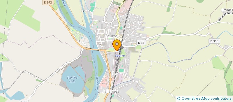 localisation de l'entreprise SOC AMBULANCES ET TAXIS FLIPPE à SEURRE