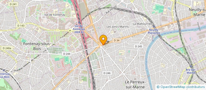 localisation de l'entreprise SOC AMELIORATION HABITAT INTERIEUR-SPAHI  LE PERREUX-SUR-MARNE