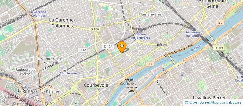 localisation de l'entreprise SOC AMENA MATERIEL INDUS ET COLLECTIVITE à COURBEVOIE