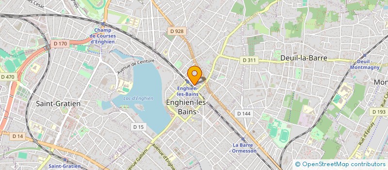 localisation de l'entreprise SOC AMENAG FONCIER INVEST RENOV ENGENEER à ENGHIEN-LES-BAINS