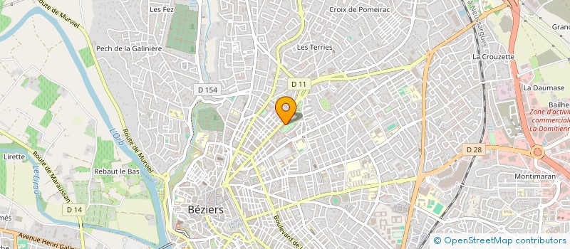 localisation de l'entreprise SOC AMENAG MAISONS INDIVIDUELLES à BEZIERS