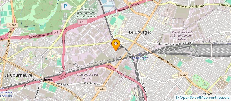 localisation de l'entreprise SOC AMENAGEMENT AGENCEMENT GEST ENTRET à LE BOURGET