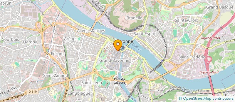 localisation de l'entreprise SOC. AMENAGEMENT & CONSTRUCTION IMMOBIL.  BAYONNE