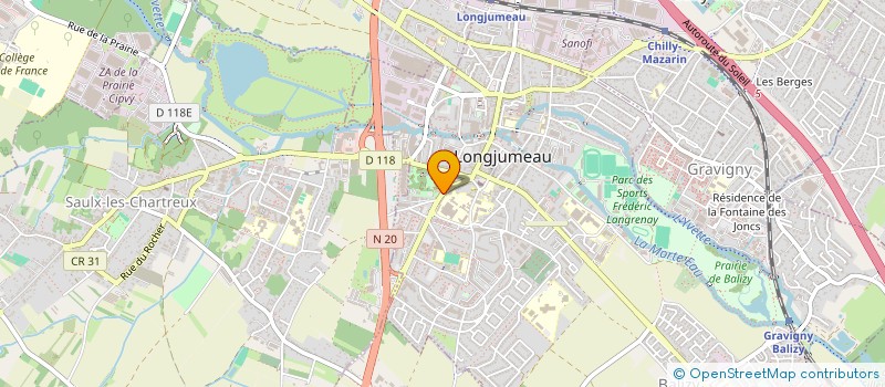 localisation de l'entreprise SOC AMENAGEMENT EQUIPEMENT SUR AXE SUD à LONGJUMEAU