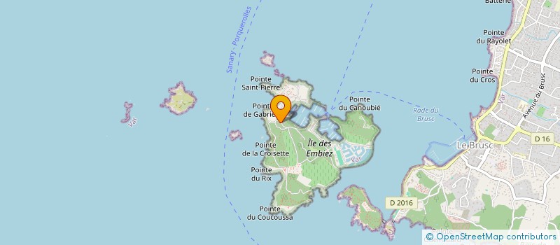 localisation de l'entreprise SOC AMENAGEMENT HOTELIERE BENDOR à SIX-FOURS-LES-PLAGES