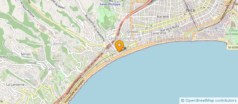 localisation de l'entreprise SOC AMENAGEMENTS FORESTIERS COTE D'AZUR à NICE